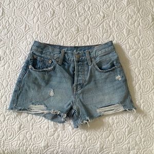 We The Free frayed hem shorts